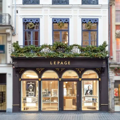 Devanture de la boutique Lepage